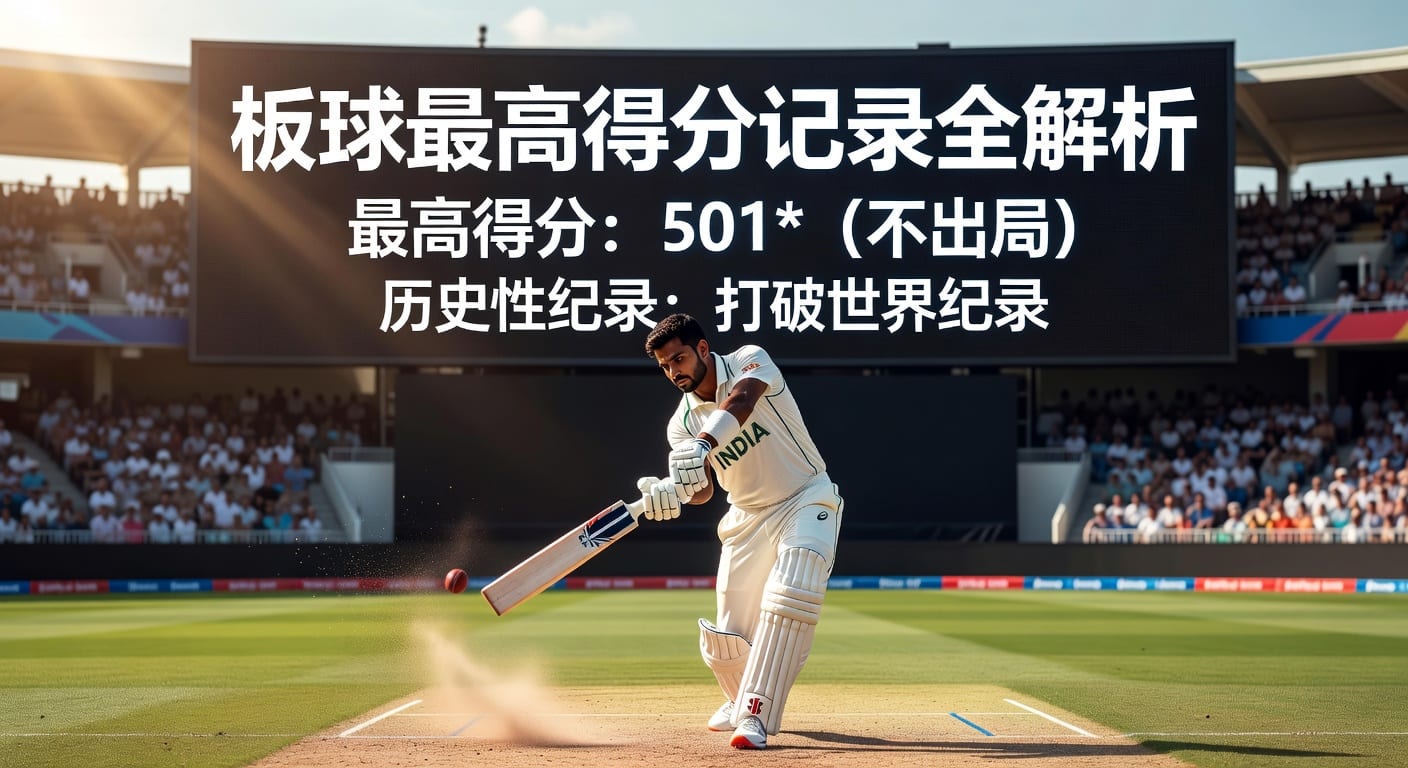 板球最高得分：纪录、比赛场景与投注技巧
