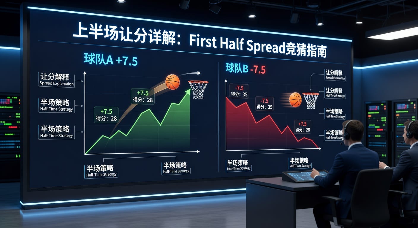 上半场让分 first half spread：前45分钟判断框架