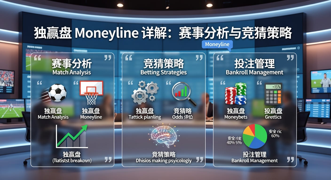 独赢盘 moneyline 实战解析：判断框架与投注技巧
